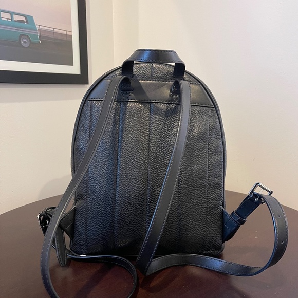 Michael Kors Black Leather Backpack